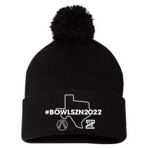 Bowlszn2022 Texas Pom Pom 12in Knit Beanie