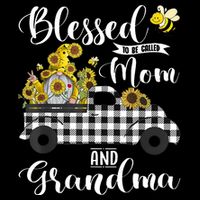 Blessed To Be Called Mom And Grandma Sunflower Gnome Cooling Performance Crew T-Shirt