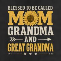 Blessed to Be Called Mom, Grandma, and Great Grandma Cool Comfort Performance Bucket Hat