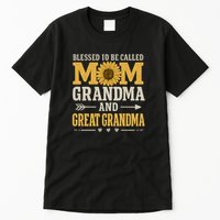 Blessed to Be Called Mom, Grandma, and Great Grandma Tall T-Shirt