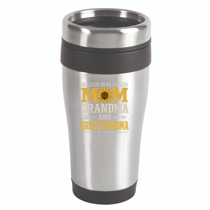 Blessed to Be Called Mom, Grandma, and Great Grandma 16oz Travel Tumbler