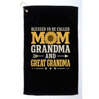 Blessed to Be Called Mom, Grandma, and Great Grandma Golf Towel