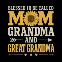 Blessed to Be Called Mom, Grandma, and Great Grandma Visor