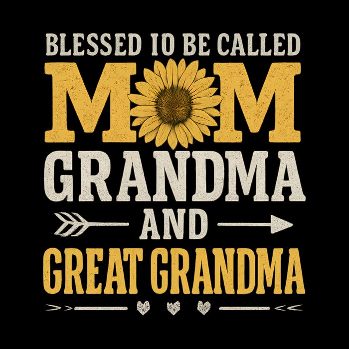 Blessed to Be Called Mom, Grandma, and Great Grandma Visor