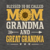 Blessed to Be Called Mom, Grandma, and Great Grandma Vector Backpack