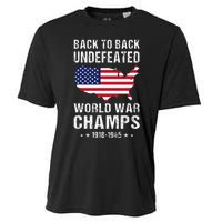 Back To Back Undefeated World War Champs American Cooling Performance Crew T-Shirt