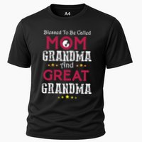 Blessed To Be Called Mom Grandma And Great Grandma Cooling Performance Crew T-Shirt