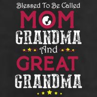 Blessed To Be Called Mom Grandma And Great Grandma Adult Drive Performance Visor