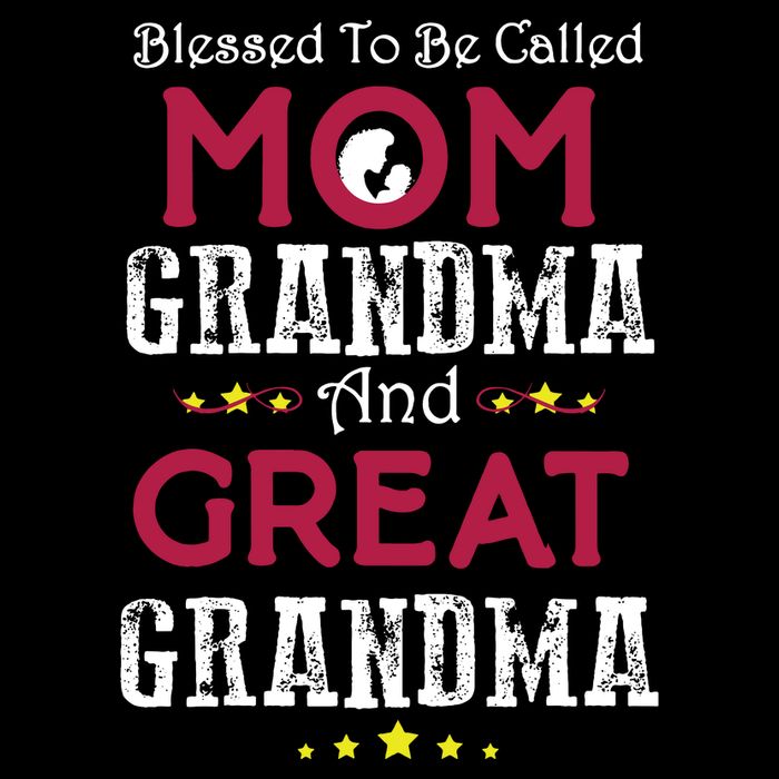 Blessed To Be Called Mom Grandma And Great Grandma Short Acrylic Beanie