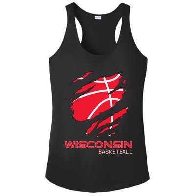 Basketball The Badger State Home Wisconsin Hoops Ladies PosiCharge Competitor Racerback Tank