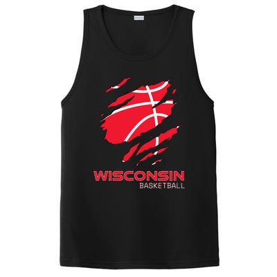 Basketball The Badger State Home Wisconsin Hoops PosiCharge Competitor Tank