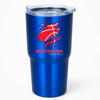 Basketball The Badger State Home Wisconsin Hoops Tumbler