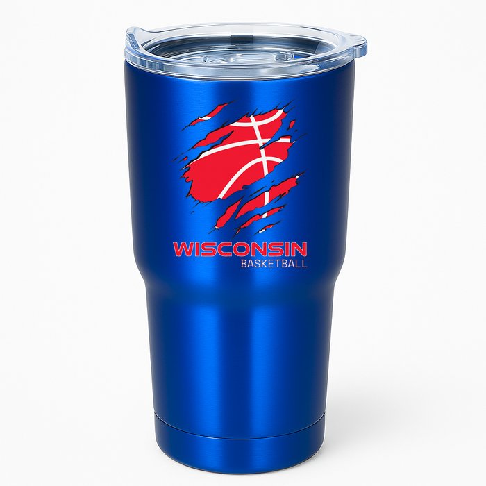Basketball The Badger State Home Wisconsin Hoops Tumbler