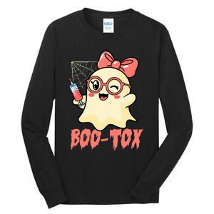 Boo Tox Boo Tox Halloween Nurse Injector Filler Botox Tall Long Sleeve T-Shirt