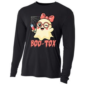 Boo Tox Boo Tox Halloween Nurse Injector Filler Botox Cooling Performance Long Sleeve Crew