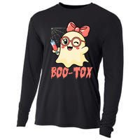 Boo Tox Boo Tox Halloween Nurse Injector Filler Botox Cooling Performance Long Sleeve Crew