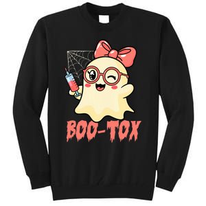 Boo Tox Boo Tox Halloween Nurse Injector Filler Botox Tall Sweatshirt