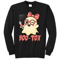 Boo Tox Boo Tox Halloween Nurse Injector Filler Botox Tall Sweatshirt