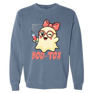 Boo Tox Boo Tox Halloween Nurse Injector Filler Botox Garment-Dyed Sweatshirt