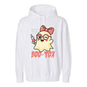 Boo Tox Boo Tox Halloween Nurse Injector Filler Botox Garment-Dyed Fleece Hoodie