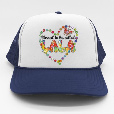 Blessed To Be Called Lala Grandma Lala Grandmother Trucker Hat