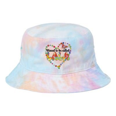 Blessed To Be Called Lala Grandma Lala Grandmother Tie Dye Newport Bucket Hat