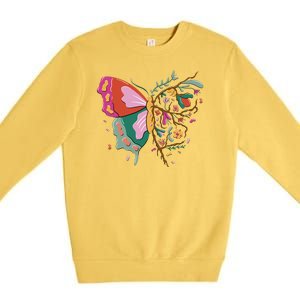 Butterfly Tree Branch Premium Crewneck Sweatshirt