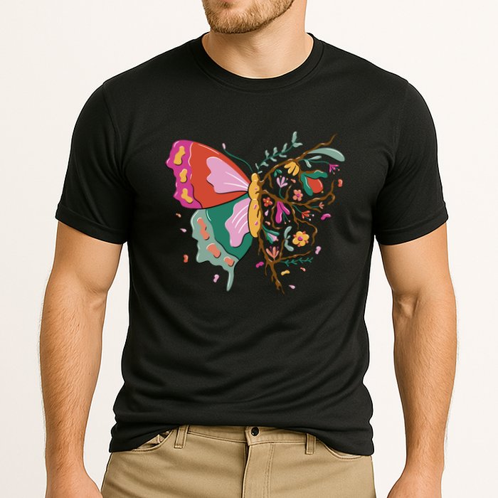 Butterfly Tree Branch Performance Shirt