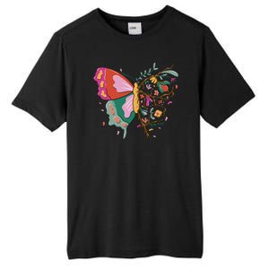 Butterfly Tree Branch Tall Fusion ChromaSoft Performance T-Shirt