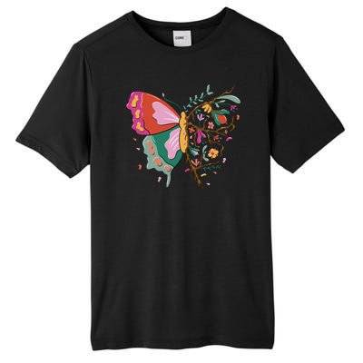 Butterfly Tree Branch Tall Fusion ChromaSoft Performance T-Shirt