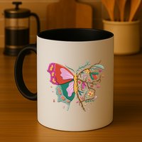 Butterfly Tree Branch Mug