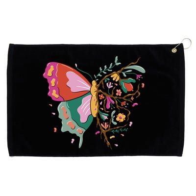 Butterfly Tree Branch Grommeted Golf Towel