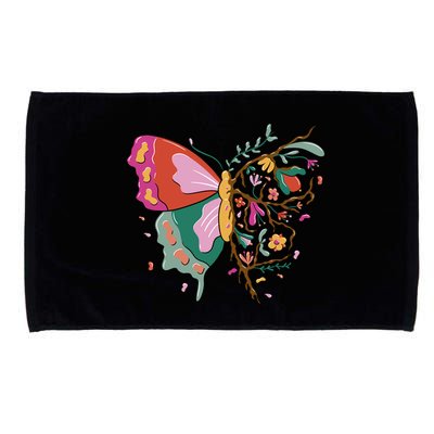 Butterfly Tree Branch Microfiber Hand Towel