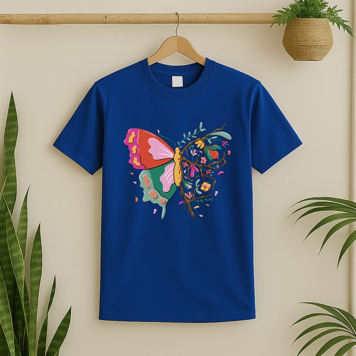 Butterfly Tree Branch T-Shirt