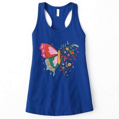 Butterfly Tree Branch Womens Tank Top