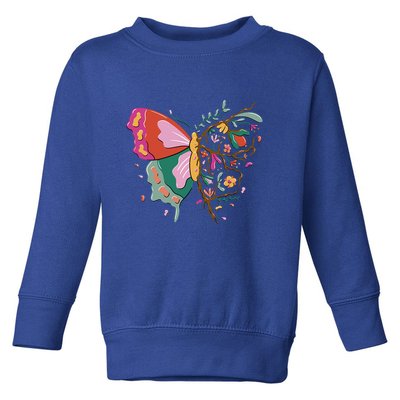 Butterfly Tree Branch Toddler Sweatshirt