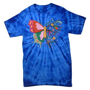 Butterfly Tree Branch Tie-Dye T-Shirt