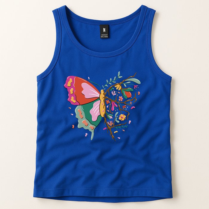 Butterfly Tree Branch Tank Top
