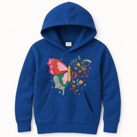 Butterfly Tree Branch Kids Hoodie