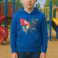 Butterfly Tree Branch Kids Hoodie