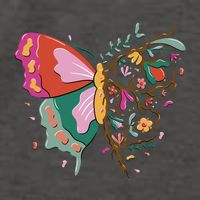 Butterfly Tree Branch Vector Backpack