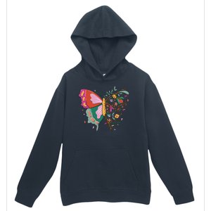 Butterfly Tree Branch Urban Pullover Hoodie