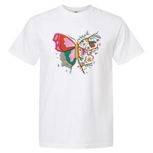 Butterfly Tree Branch Garment-Dyed Heavyweight T-Shirt