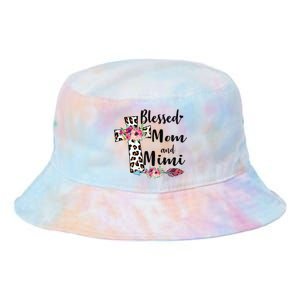 Blessed To Be Called Mom And Mimi Funny Mimi Gift Tie Dye Newport Bucket Hat