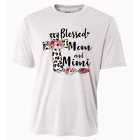 Blessed To Be Called Mom And Mimi Funny Mimi Gift Cooling Performance Crew T-Shirt