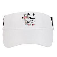 Blessed To Be Called Mom And Mimi Funny Mimi Gift Adult Drive Performance Visor