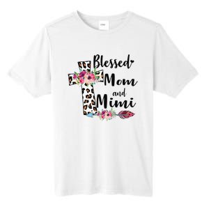 Blessed To Be Called Mom And Mimi Funny Mimi Gift Tall Fusion ChromaSoft Performance T-Shirt