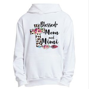 Blessed To Be Called Mom And Mimi Funny Mimi Gift Urban Pullover Hoodie