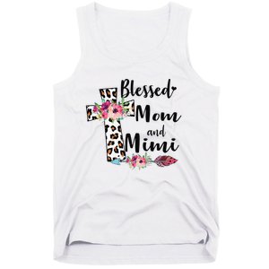 Blessed To Be Called Mom And Mimi Funny Mimi Gift Tank Top