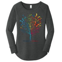 Butterfly Tree Beautiful  Women's Perfect Tri Tunic Long Sleeve Shirt